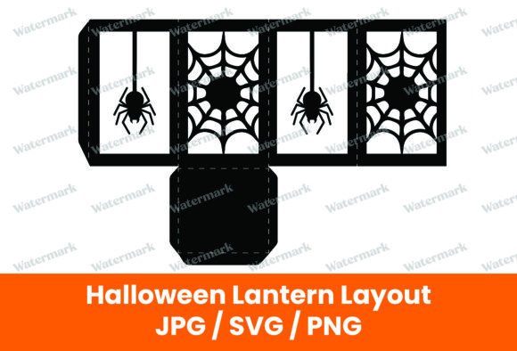 Halloween Lantern Layout: Spooky Design