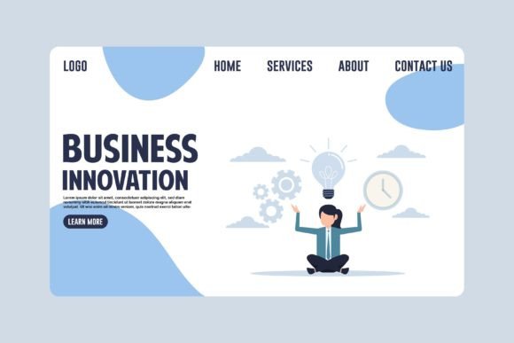 Landing Page Business Innovation Design