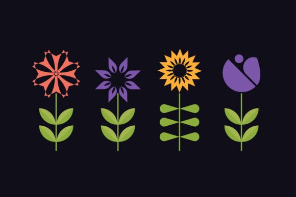 Nature Floral Bloom Decorative Element: Elevating Design with Spring's Palette