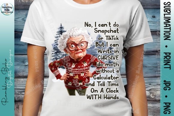 No I Can't Funny Gen X Old Lady Saying: A Practical Design Asset Review
