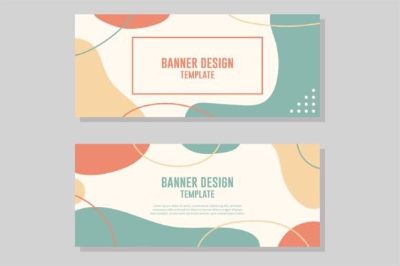 Set of Banners Templates in Pastel Color: A Strategic Design Asset