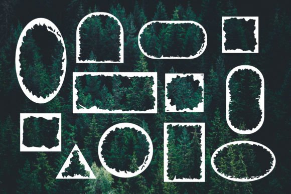 Torn Paper Frames Pack: Vintage Design Assets