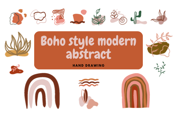 Transforming Digital Craft with the 16 Element Boho Style Modern Bundle