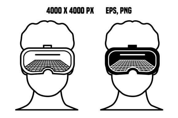 Virtual Reality Icons for Modern Web Design